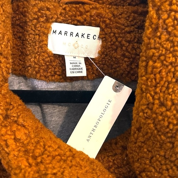 Marrakech Sherpa Jacket from Anthropologie- Size Medium - Picture 14 of 16